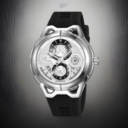 Activa Drift X Invicta 44MM Men's Sport Skeleton Dial W/Silicone Band- Brand New