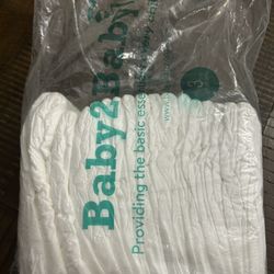 Opened Bag Of Baby 2 Baby Diapers Size 3