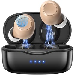 brand new Hearing Aids for Seniors - Rechargeable Hearing Aids with 16-Channel Sound Processing Noise Cancelling 6-Level Volume Control Invisible Hear