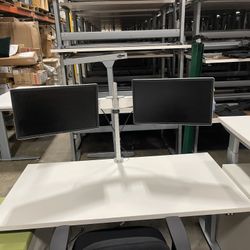 Knoll Dual Sapper Monitor Arms! We Also Have Standing Desks, Chairs, Monitors, And More!!!