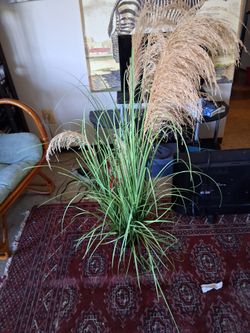 Large Artificial Pampas Grass Plant pickup only cash