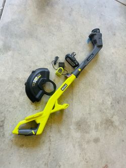 RYOBI ONE+ 18V 10 in. Cordless Battery String Trimmer/Edger with 2.0 Ah Battery and Charger