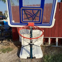 Used Lifetime 44” Outdoor Basketball Pool Hoop