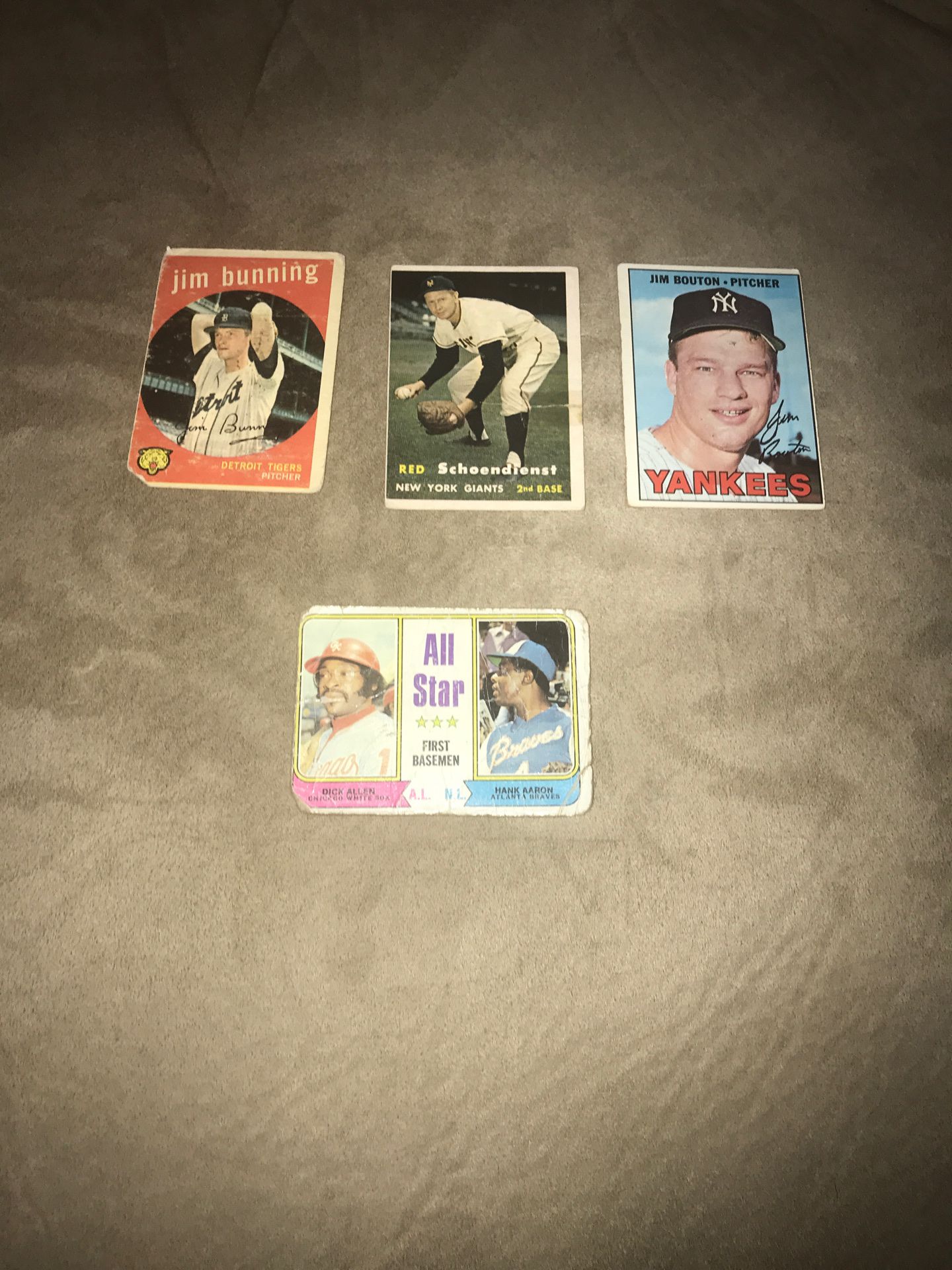 1950’s 1960’s Baseball Cards