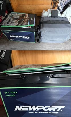 Two marine high end heavy duty batteries