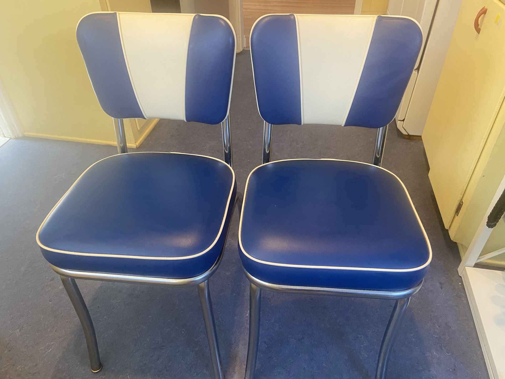 Vintage Blue Chairs