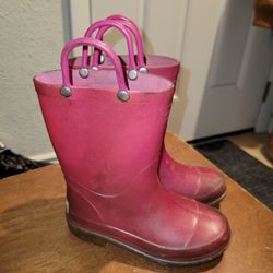Toddler Girl Rain Boots Size 9/10