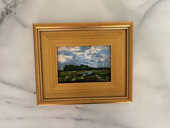 SMALL Abstract Landscape Oil Painting Original Art