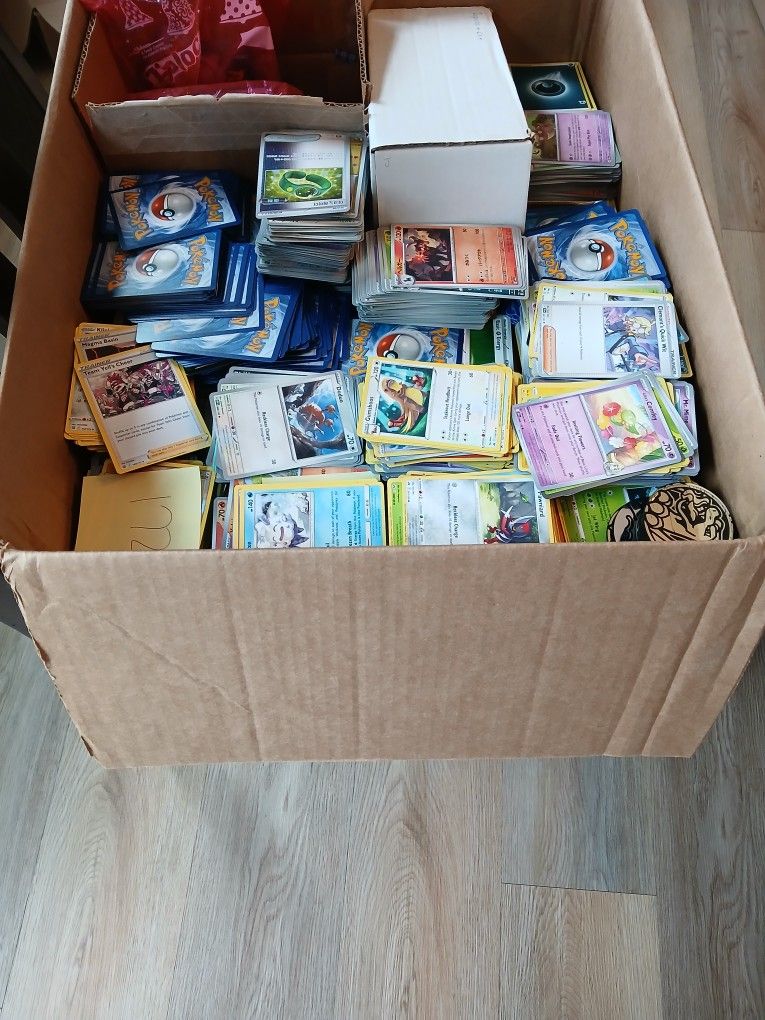 Bulk Pokemon Cards About 25lbs Worth