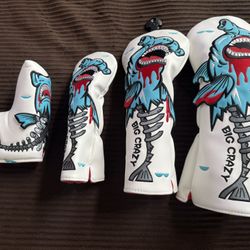 Golf Club Driver Fairway Hybrid Blade Putter Cover