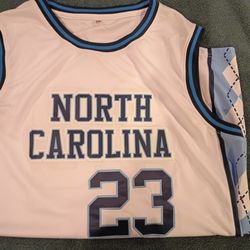 MJ College Jersey White