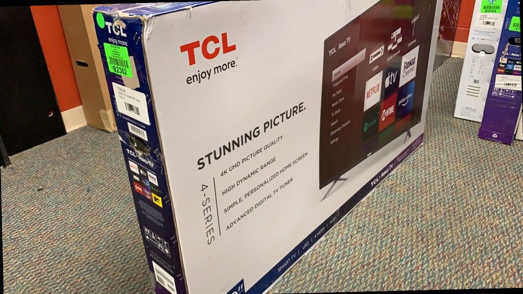 TCL 55S433 55Class 4K Ultra HD Roku Smart TV