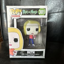 Funko Pop! Animation: Rick and Morty Beth with Wine Glass Collectible Figure