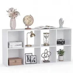 8 cube white organizer