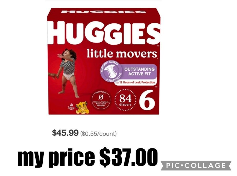 Huggies Size 6 84 Coun