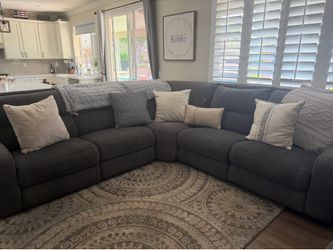 Sectional wrap around couch