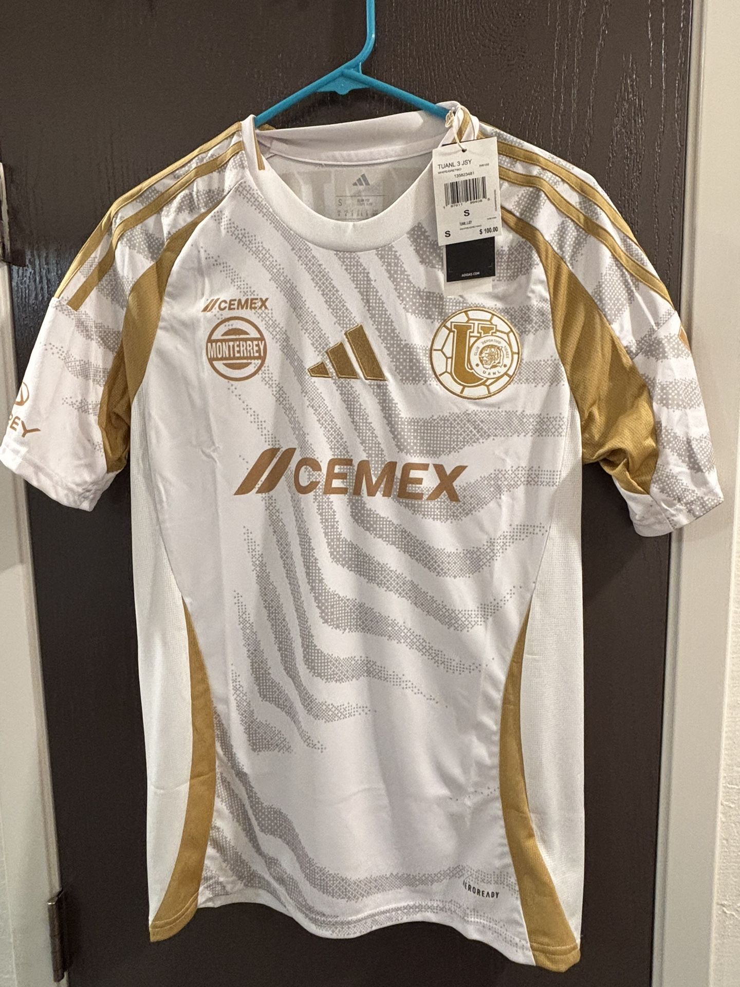 Adidas UANL Tigres Tigers 3rd Third 2024/25 Soccer Football Jersey Men’s S