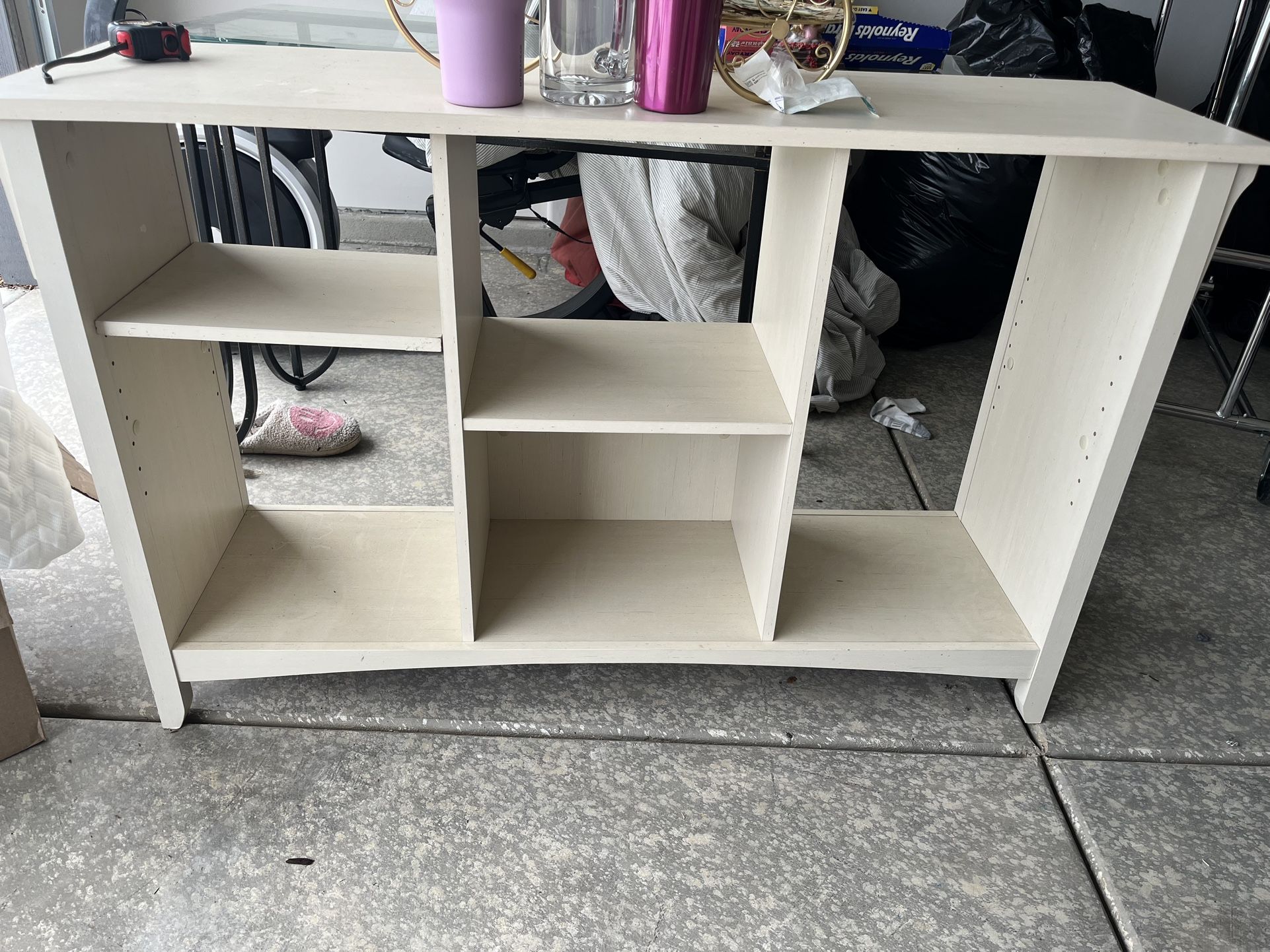 Antique White Vanity And Entry Way Table /console