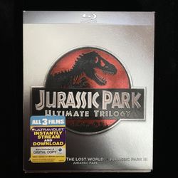 Jurassic Park Ultimate Trilogy Blu Ray With Slipcover 