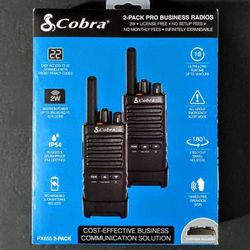 Cobra PX655 Pro Business 2W FRS Two-Way Radios (Brand New)