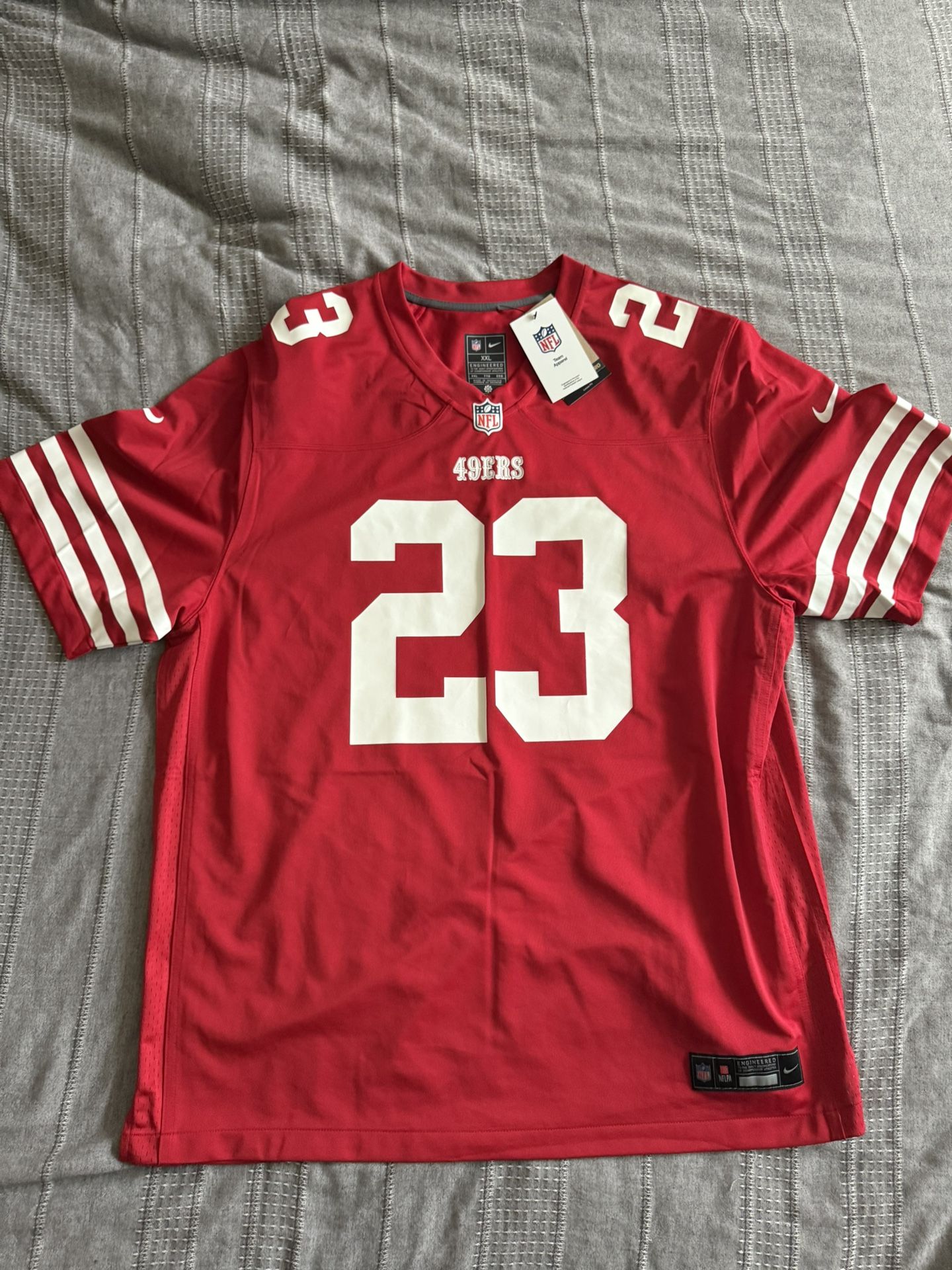 Christian McCaffrey #23 49ers XXL (New, Authentic NFL)