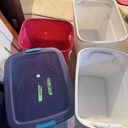 4 x Storage Bins