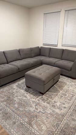 SOFA WITH AN OTTOMAN