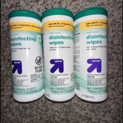 3 Disinfectant Wipes 