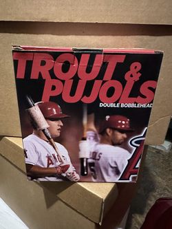 Anaheim Angels Mike Trout Albert Pujols Double Bobblehead - $25