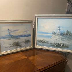 Framed Beach Paintings
