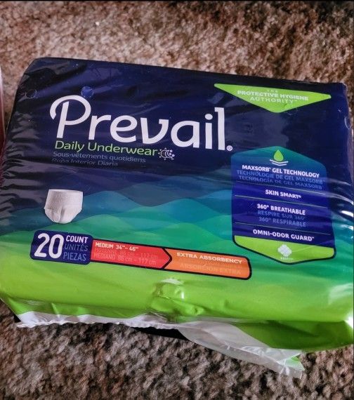 Prevail medium pull ups
-- multiple available