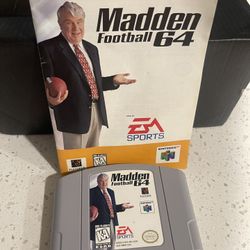 Madden Football 64 N64