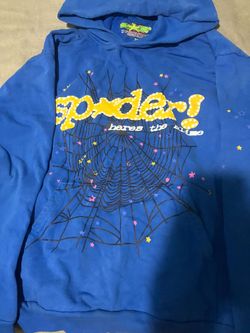 Blue spider hoodie