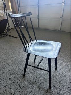 4 black dining chairs