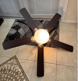 Harbor Breeze Caratuk River 52” Brushed Nickel Ceiling Fan