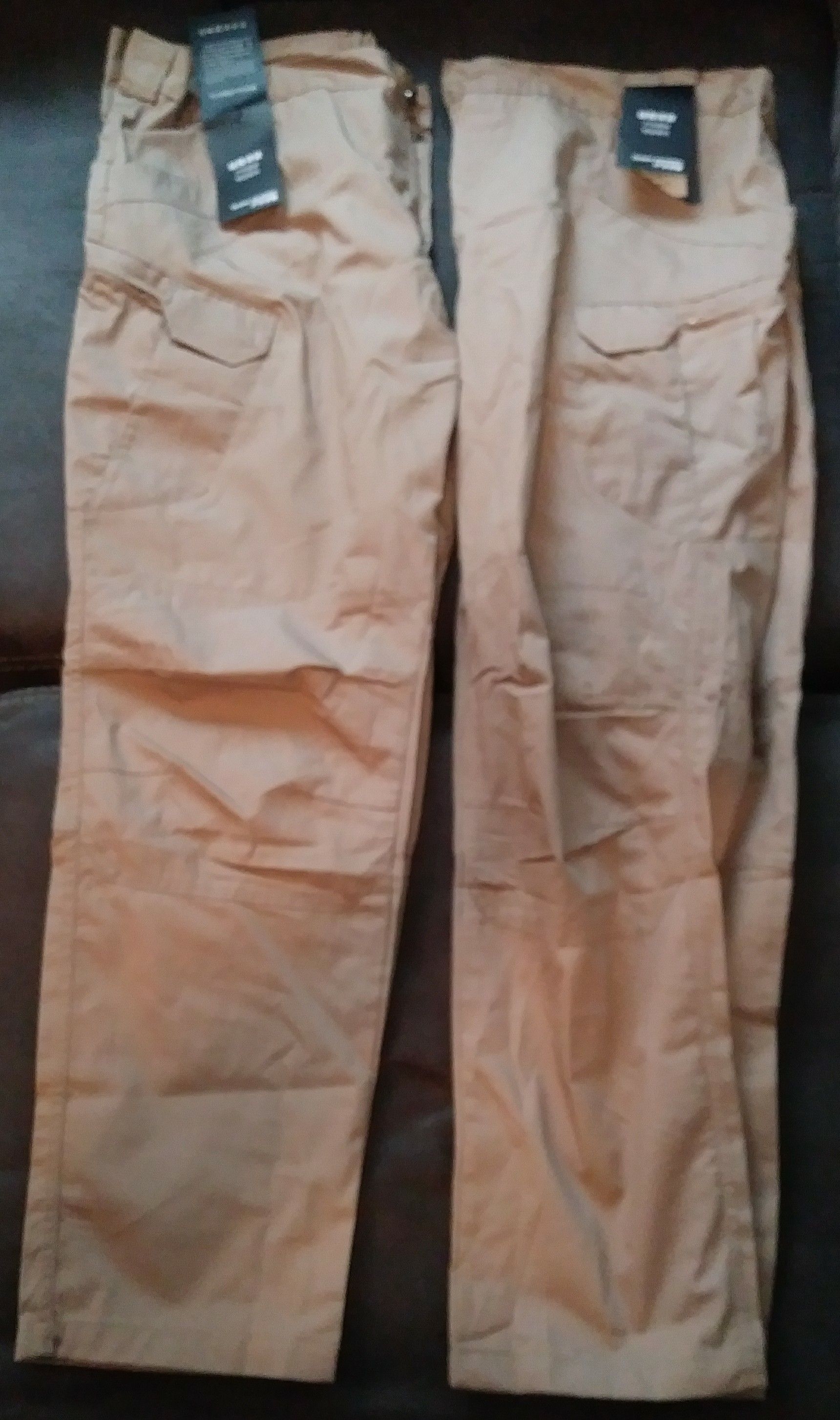 (2) Size 42"W×32"L Khacki Tactical Pants