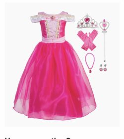 Okidokiyo little girls princess dress