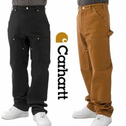 Carhartt firm duck double-front jeans
