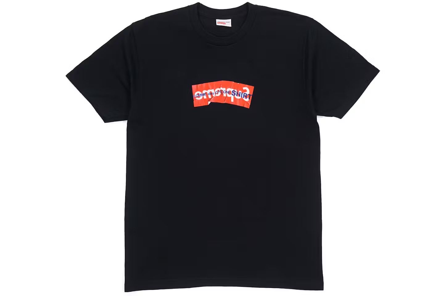 SUPREME CDG BOX LOGO TEE BLACK SS17 (PRE-OWNED) SIZE M