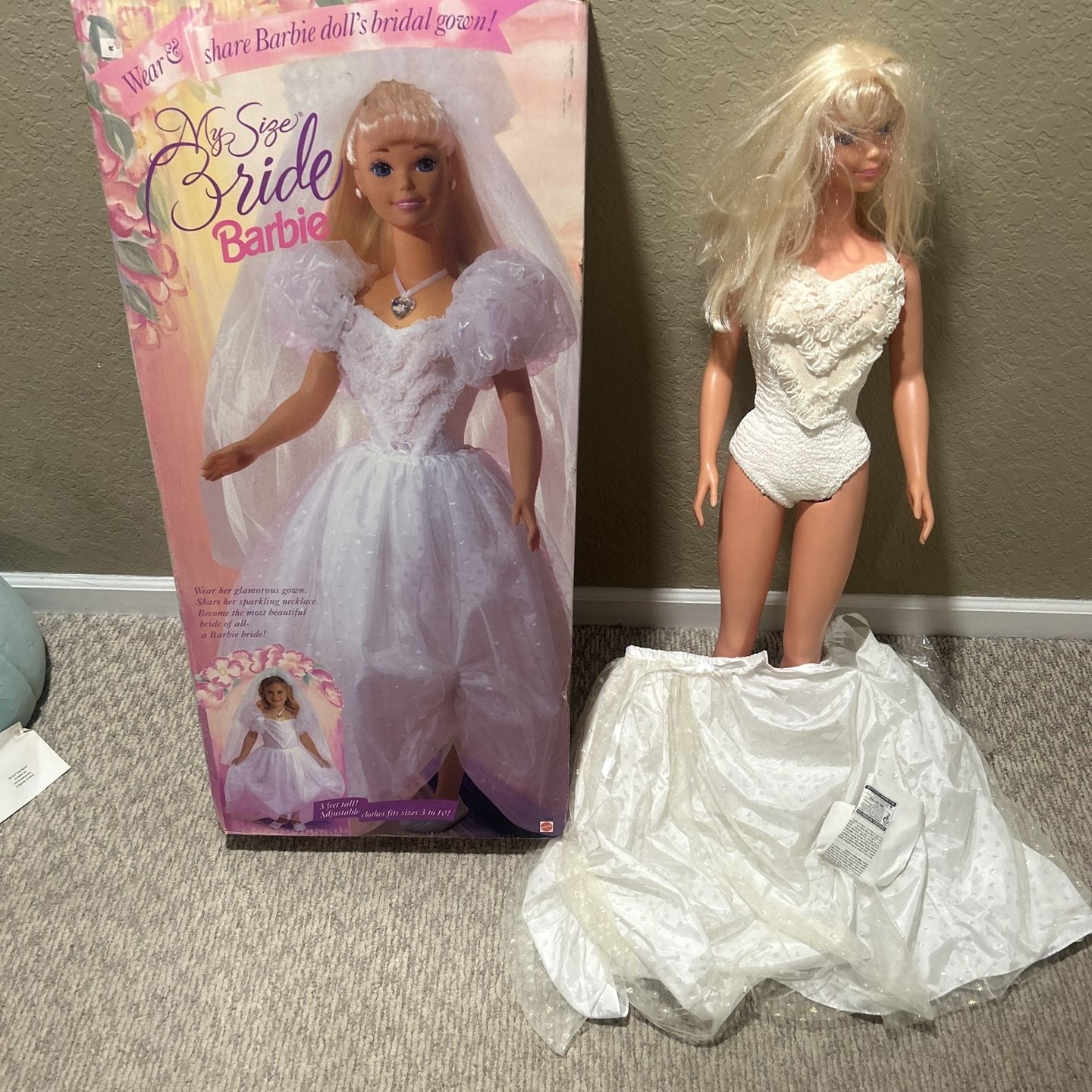 My new size bride barbie