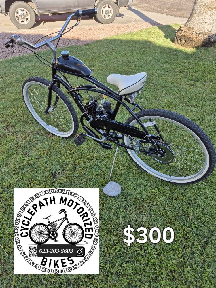 Gas Bike Motorized Bicycle Motorbike Delivery Available