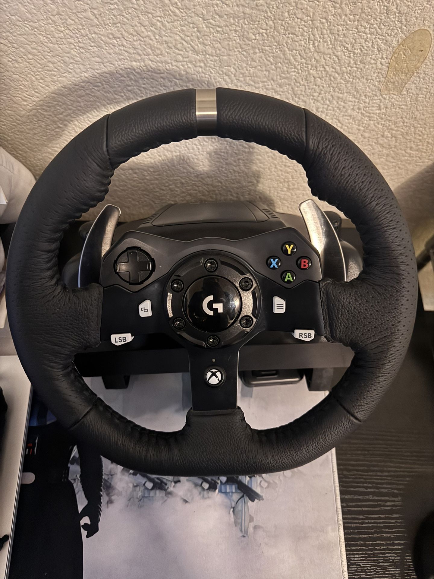 Logitech G920 Steering Wheel, Peddles And Shifter