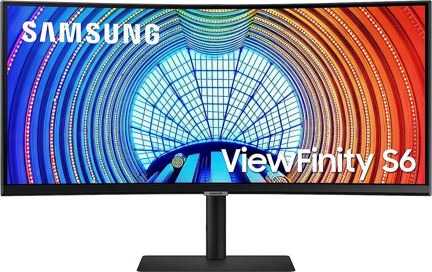 SAMSUNG Viewfinity S65UA Series 34-Inch Ultrawide QHD Curved Monitor, 100Hz, USB-C, HDR10 (1 Billion Colors), Height Adjustable Stand, TUV-certified I