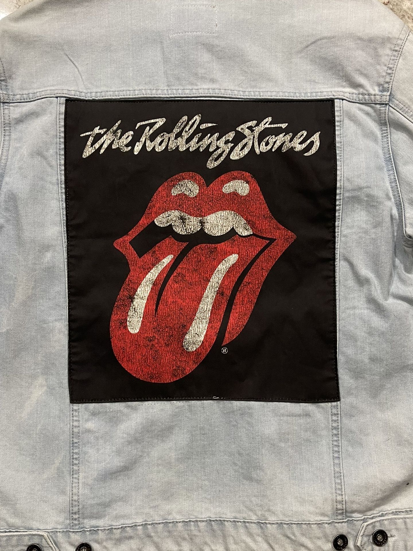 “Rolling Stones” Jean Jacket