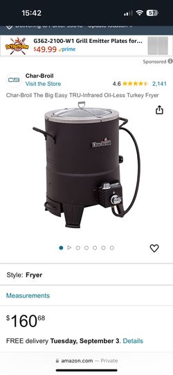 Char-Broil The Big Easy TRU-Infrared Oil-Less Turkey Fryer