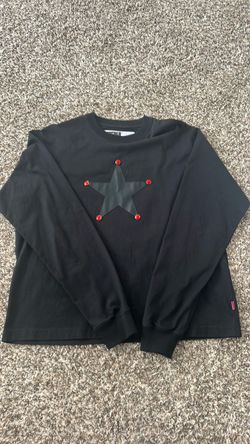 Sp5der Black Pornstar Longsleeve Tee - Size Small  (Authentic)