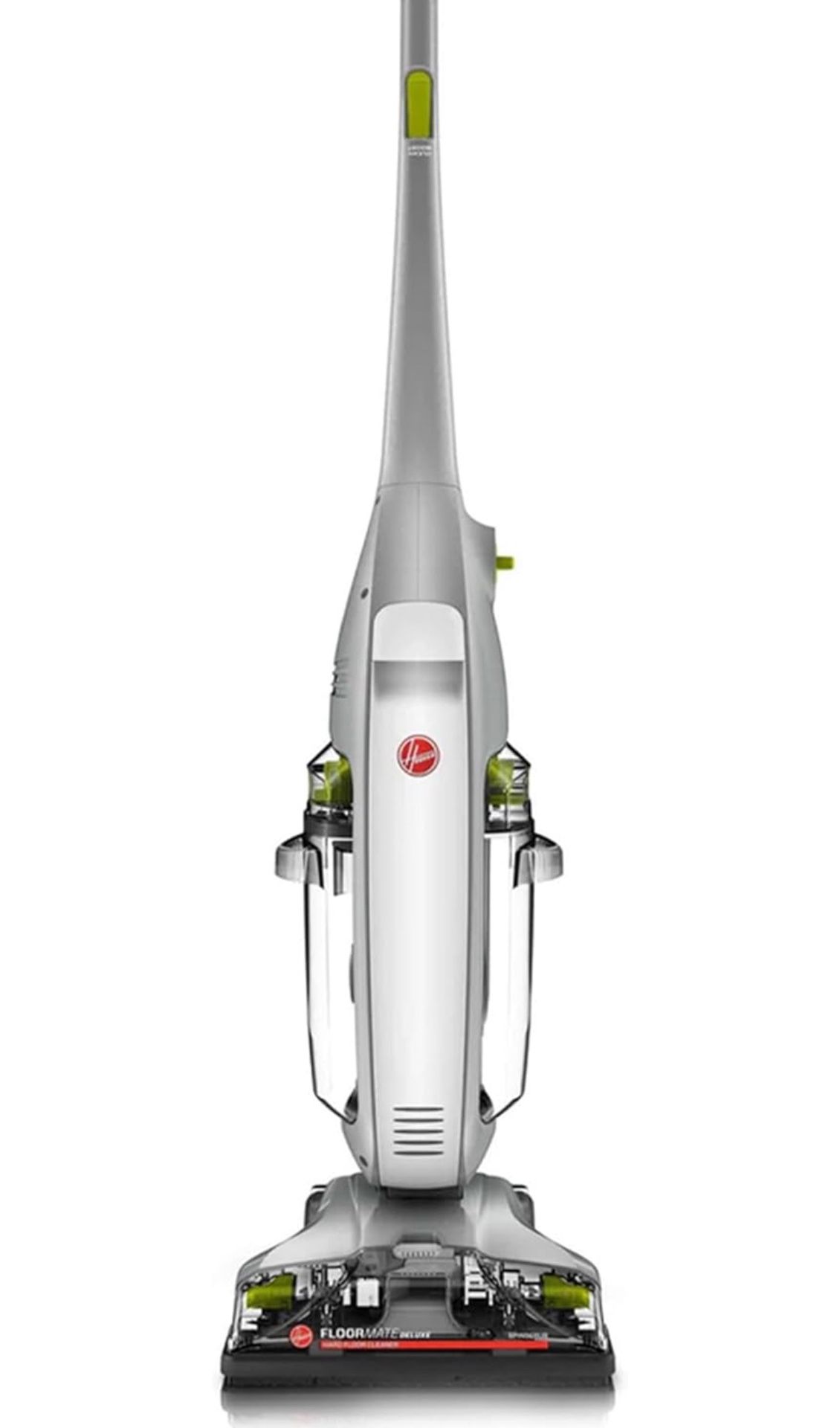 Hoover FloorMate Deluxe Hard Floor Cleaner Machine, Lightweight Cleaning Machine, Floor Scrubber with Spin Scrub Brushes, Wash and Dry Mode