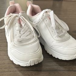 Skechers Girls Uno Lite Easy Zip Sneakers Size 5