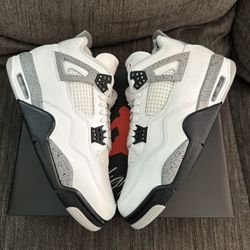 Air Jordan 4 White Cement