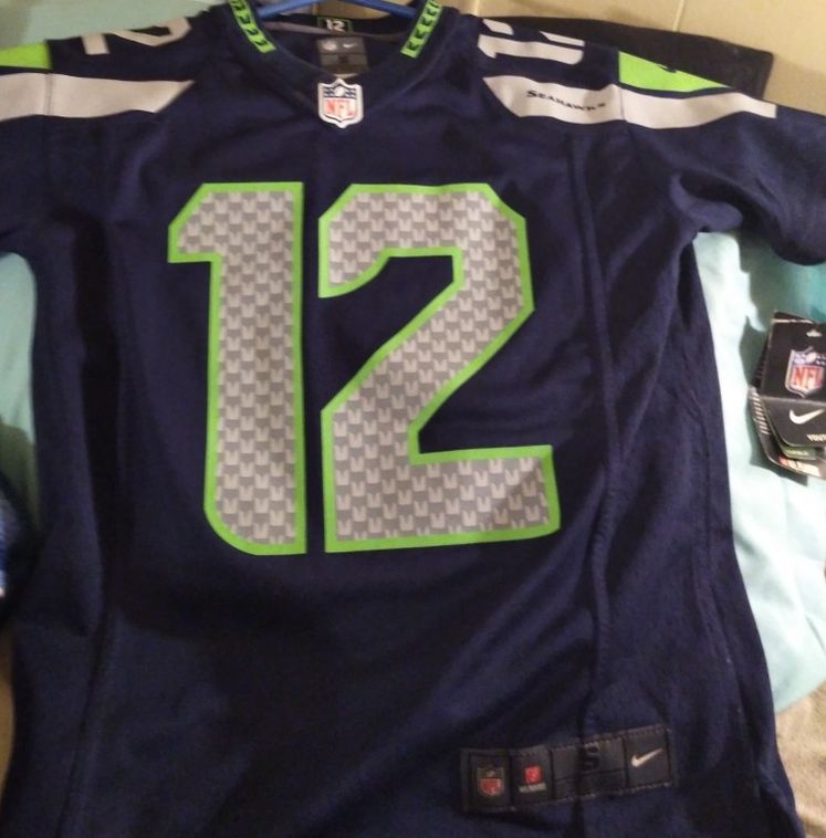 Seattle Seahawks Number 12 Fan Jersey The 12th Man Nike NFL
